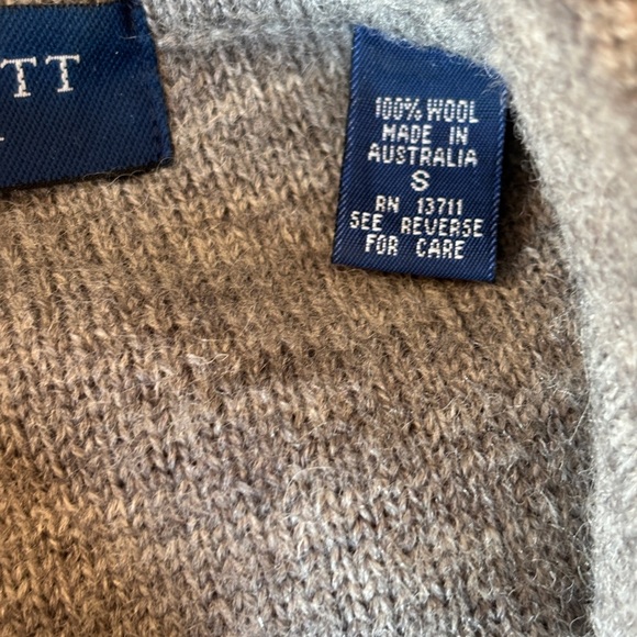 Karen Scott Pure Wool Sweater Full Zip Jacket with Floral Embroidered Accents - Picture 5 of 6